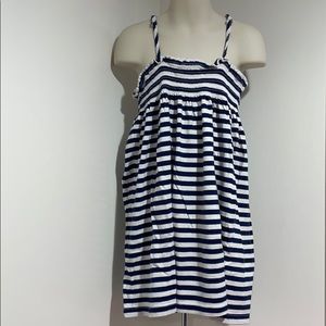 Small 6-7 Tommy Hilfiger Navy & White Stripe Dress